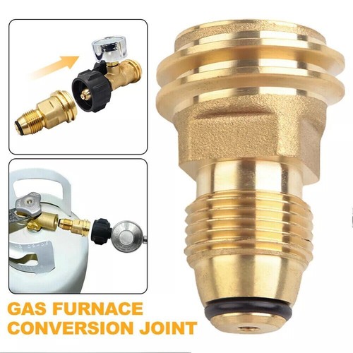 Brass propane tank adapter - propane,