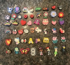 50 Mixed PVC Shoe Charm Croc