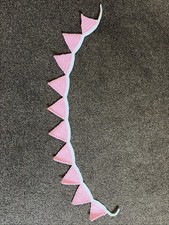 New Crochet Bunting Pink/white