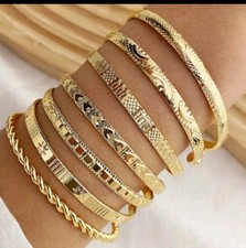 Ladies 7 Piece Gold Toned