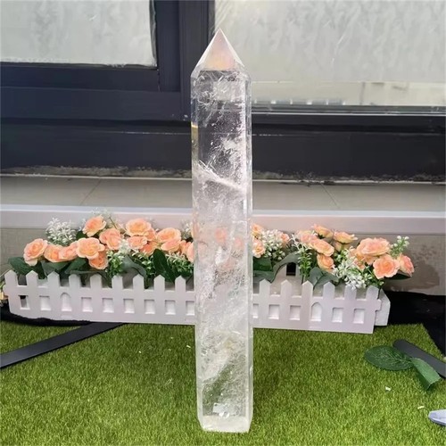 Large clear quartz crystal - large,