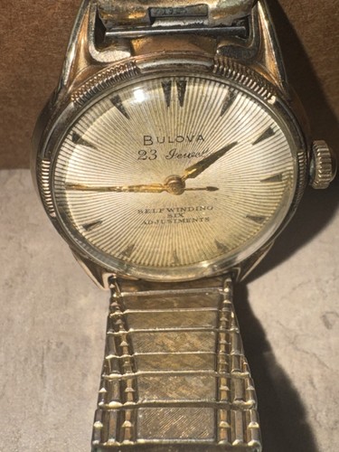 Vtg 1955 bulova sunburst - vtg,