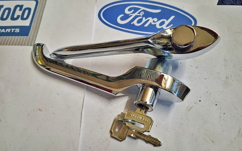 Pair new outer chrome door - chrome,