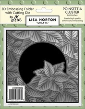 Lisa Horton Crafts 3D EMBOSSING FOLDER 6 x 6" Dimensional HIGH QUALITY LHCEF