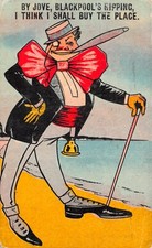 OLD COMIC POSTCARD VICTORIA