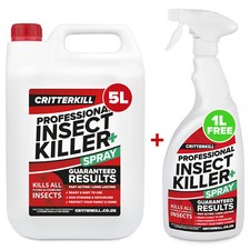 6L INSECT KILLER SPRAY INSECTICIDE BED BUG & HOUSEHOLD PESTS - PRO STRENGTH