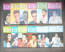 Full Set of 12- 1990- Always 100% Elvis Monthly Magazines-Very Good Condition