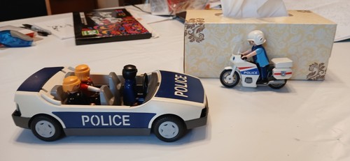 Playmobil police car - playmobil,