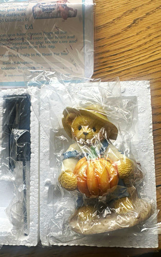 Cherished teddies pumpkin - teddies,