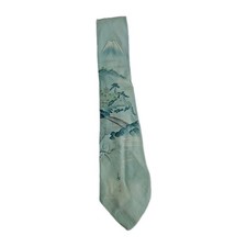 Vintage Hand Painted Silk Tie