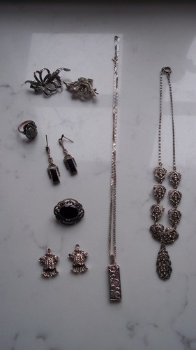 Marcasite jewellery bundle - marcasite,