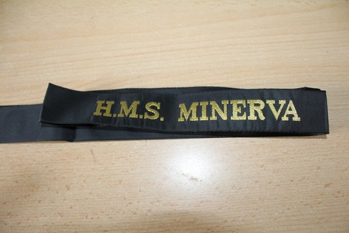 Hms minerva cap tally royal - minerva,