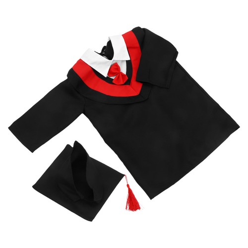 Kids graduation gown and cap - and,
