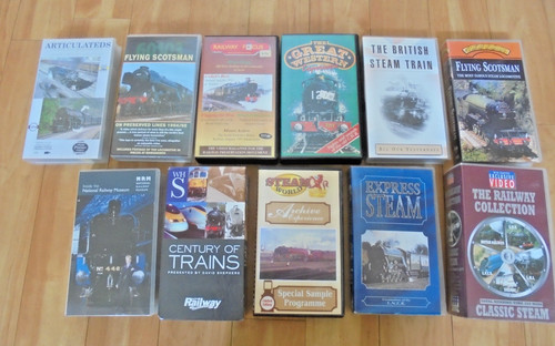 Steam trains engines vhs video - trains,