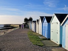Photo 12x8 Beach huts and a