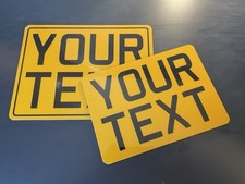 Motorbike Show Number Plate 6x4 7x3 7x5 8x5 8x6 9X3 Reflective Bike Plate