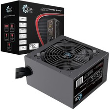 ACE Black PSU 500W/650W/750W Computer Desktop Power Supply PC ATX 120mm Fan Lot