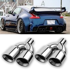 2x 9.5" Dual Exhaust Pipe Tips