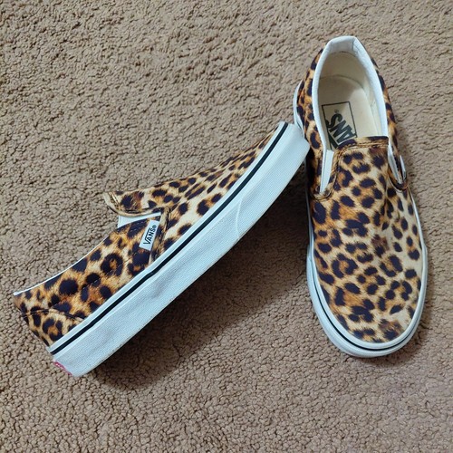 Vans slip leopard - on, womens