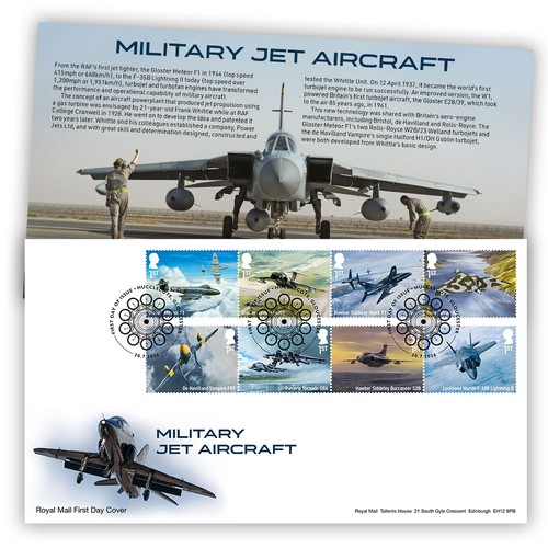 Military jet aircraft stamp - military,