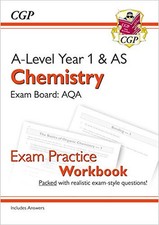A-Level Chemistry: AQA Year 1 & AS Exam Practice Workbook - incl... by CGP Books