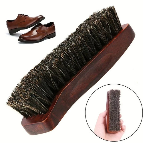 Natural wood bristle horse - natural,