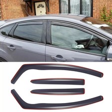 4PCS Wind Deflectors Rain Guard For Ford Focus lII MK3 5-doors 2011-2018 hatch