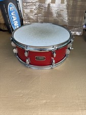 Free P&P. A 14x5”  Yamaha Snare Drum. 14” Red Finish