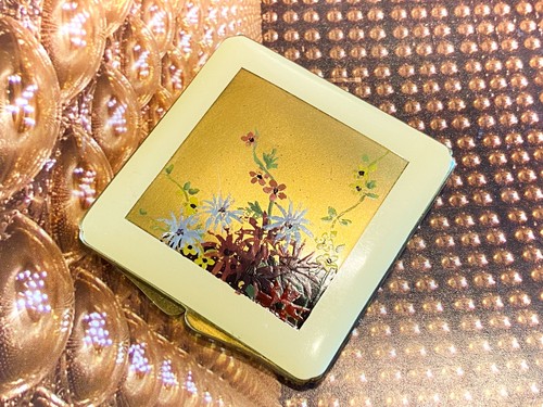 Square art deco hand painted