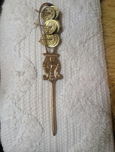 Brass egyptian goddess hathor - egyptian,