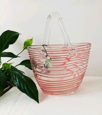 Vintage laguna glass handbag - glass,
