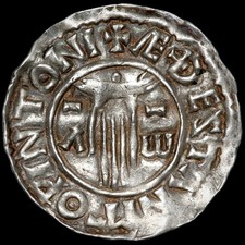 Saxon. Aethelred II, 978-1016. Penny. First Hand Type. Winchester Mint.