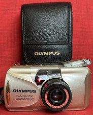 mint Olympus Stylus Epic Zoom 80 Deluxe 35mm Film Point Shoot Camera ssm9 mju ii
