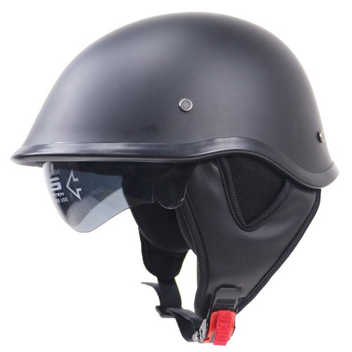 Dot motorcycle half - half, helmet