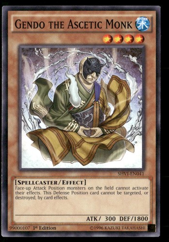 Gendo the ascetic monk - ascetic,