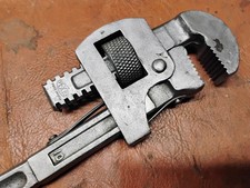 Vintage Pexto Adjustable 9” Stillson-pattern Monkey Pipe Wrench - Made in USA