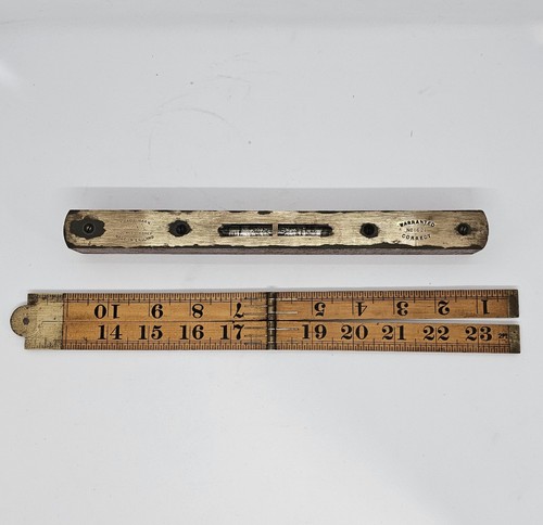 Wood brass vintage - 10, inch