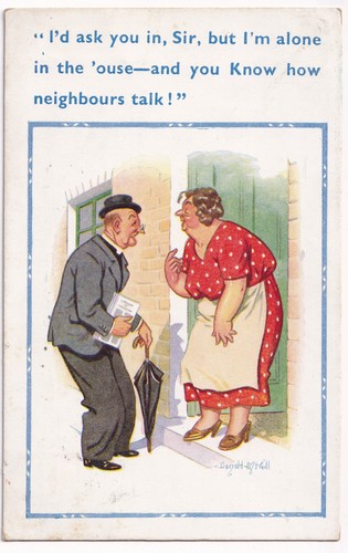 Donald mcgill comic postcard - comic,