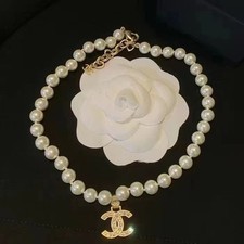 Women Jewellery Fashion Crystal Round Pearl Necklace Pendant Wedding Jewelry New