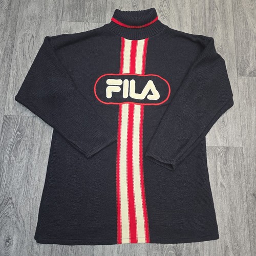 Fila vintage cable knit jumper
