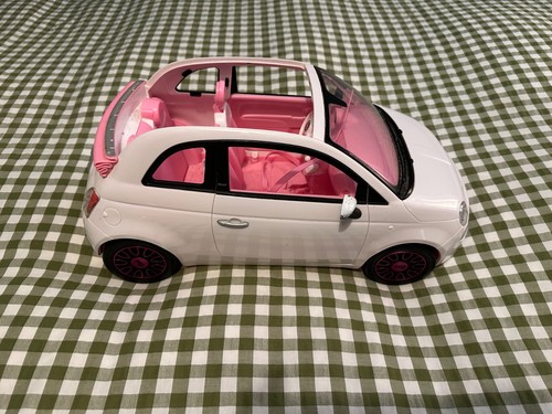 Barbie fiat 500 car - barbie,