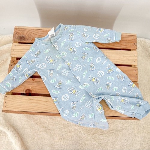 Vintage babygro blue pajamas - vintage,