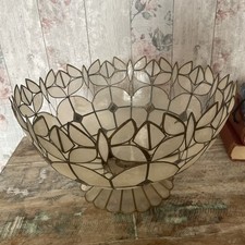 Vtg Capiz Shell Light Shade