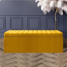 Safar Velvet Ottoman Storage