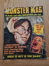 Monster Mag #no11 Pin Up 7 Golden Vampires  2feet By 3feet 1970s