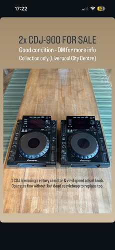 Pair pioneer cdj 900 - 2x, cdj-900