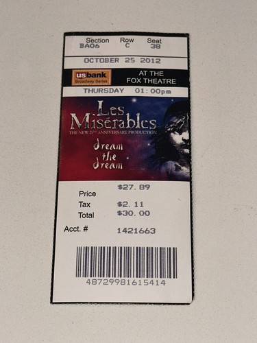 Les miserables off broadway - les,