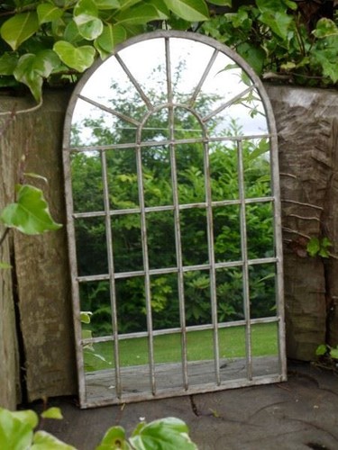 Arched metal glass - arched, garden