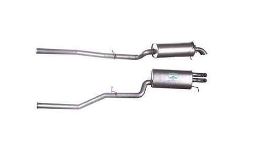Exhaust rear silencer - silencer, fits