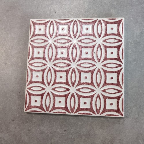 10cm square terracotta - 4",